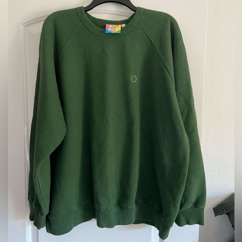 Big Bud Press 2XL Crewneck in Dark Green